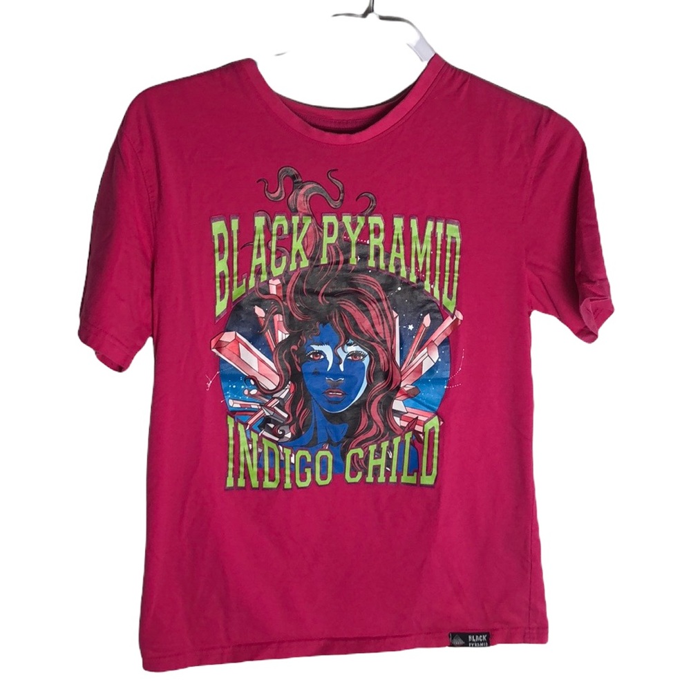 Black Pyramid Indigo Child Tee Size S
